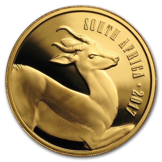 2017 South Africa 1 oz Proof Gold Natura The Springbok 2017 South Africa 1 oz Proof Gold Natura The Springbok